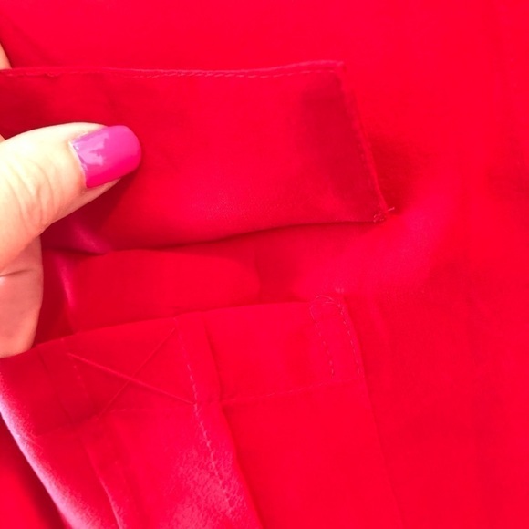 Erin Fetherston Silk Red Blouse Size S NWT - Picture 3 of 13